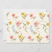 Invitation Fairy First Birthday Colorful Thank you Fairy Much (Dos)