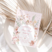 Invitation Fairy First Birthday Enchanted garden Whimsical