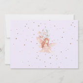 Invitation Fairy First Birthday Pastel Lilac Whimsical Photo (Dos)