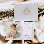 Invitation Fairy First Birthday Pastel Whimsical Photo