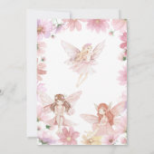 Invitation Fairy First Birthday Thank You Card (Dos)