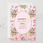 Invitation Fairy First Girl's 1st Birthday (Devant)