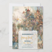 Invitation Fairy First Girl's 1st Birthday (Devant)