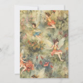 Invitation Fairy First Girl's 1st Birthday (Dos)