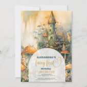 Invitation Fairy First Girl's 1st Birthday (Devant)