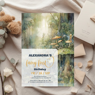 Invitation Fairy First Girl's 1st Birthday