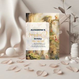 Invitation Fairy First Girl's 1st Birthday