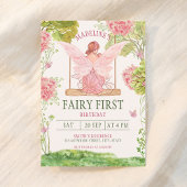 Invitation Fairy First Girl's 1st Birthday