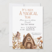 Invitation Fairy First Magic Boho Anniversaire (Devant)
