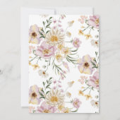 Invitation Fairy fleur sauvage anniversaire (Dos)