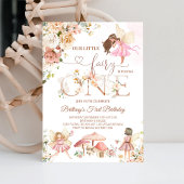 Invitation Fairy Floral Fleur sauvage Jardin Anniversaire