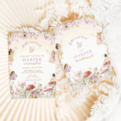 Invitation Fairy Garden fête d'anniversaire