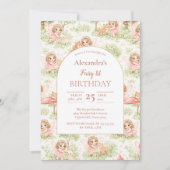 Invitation Fairy Garden First Birthday (Devant)