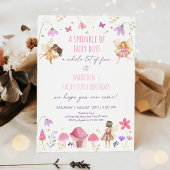 Invitation Fairy Garden Floral Premier anniversaire