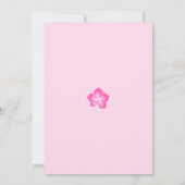 Invitation Fairy Girl'anniversaire minimaliste simple moderne (Dos)