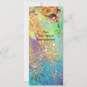 Invitation FAIRY IN NIGHT, mousseux rouge bleu rose (Dos)