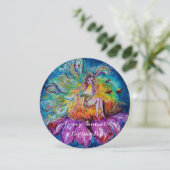 Invitation FAIRY IN THE NIGHT or jaune bleu rouge étincelles (Debout devant)