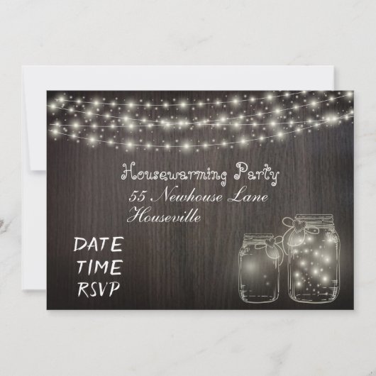 Invitation Fairy Lights (Devant)