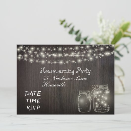 Invitation Fairy Lights (Debout devant)