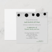 Invitation Fairy Lights 5,25x5,25 (Devant / Derrière)