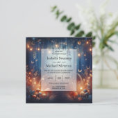 Invitation Fairy Lights et Moonlit Forest Magic Mariage (Debout devant)