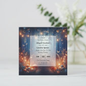 Invitation Fairy Lights et Moonlit Forest Magic Mariage (Debout devant)