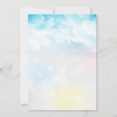 Invitation Fairy Magie fête d'anniversaire (Dos)