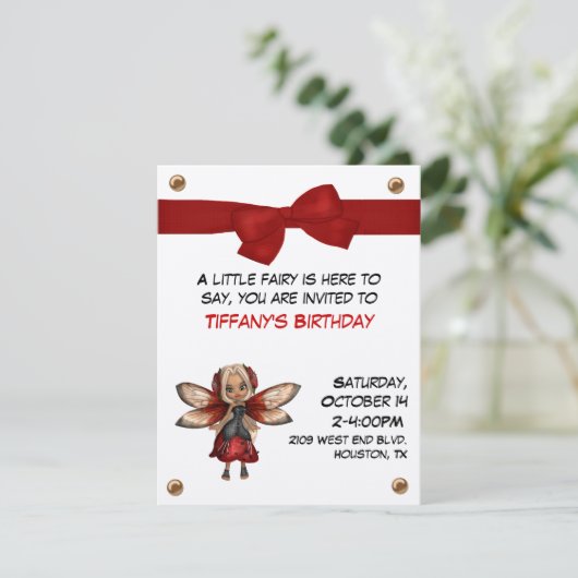 Invitation Fairy Party (Debout devant)