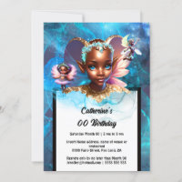 Fairy pixie melanin princesse enchantée filles gir