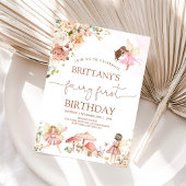 Invitation Fairy Premier anniversaire