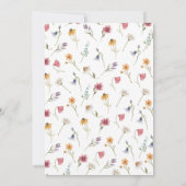 Invitation Fairy Premier anniversaire (Dos)