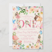 Invitation Fairy Premier anniversaire (Devant)
