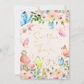 Invitation Fairy Premier anniversaire (Dos)