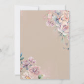 Invitation Fairy Premier anniversaire Enchanted Garden Party (Dos)