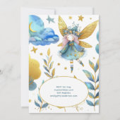 Invitation Fairy Princess 2e anniversaire Two Pink Faircore (Dos)