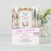 Invitation Fairy Princess 2e anniversaire Two Pink Faircore (Debout devant)