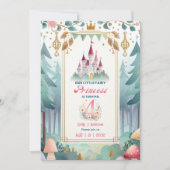 Invitation Fairy Princess 4e anniversaire Fairytale Fairycore (Devant)