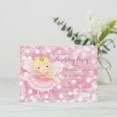 Invitation Fairy Princess Anniversaire (Debout devant)
