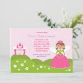 Invitation Fairy Princess Birthday Party (Debout devant)