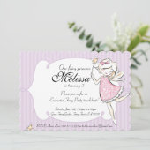 Invitation Fairy Princess Enchanted (Debout devant)