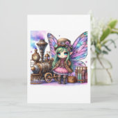 Invitation fairy steampunk (Debout devant)