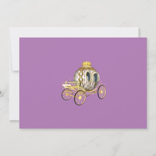 Invitation Fairy Tale Castle Princess (Dos)