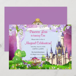 Invitation Fairy Tale Castle Princess