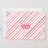 Invitation Fairy Tale Castle Rose Princesse Photo Anniversair (Dos)