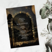 Invitation Fairy Tale Enchanted Forest Élégant Floral Bridal