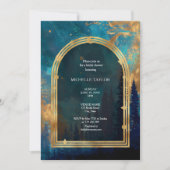 Invitation Fairy Tale Enchanted Forest Élégant Floral Bridal (Devant)