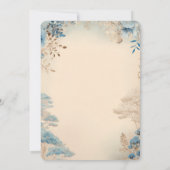 Invitation Fairy Tale Enchanted Forest Lotus Floral Bridal (Dos)