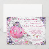 Invitation Fairy Tale Fancy Anniversaire de Conte de Fées (Devant / Derrière)