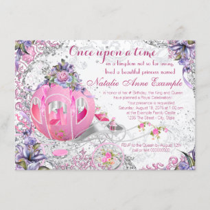Invitation Fairy Tale Fancy Anniversaire de Conte de Fées
