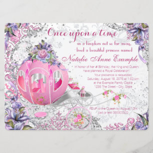 Invitation Fairy Tale Fancy Anniversaire de Conte de Fées